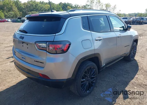 2022 Jeep Compass Limited 4X4 из США, поврежденный, VIN 3C4NJDCB3NT150394